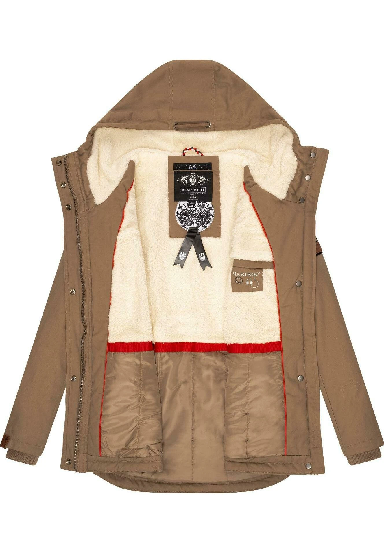 Bikoo - Abrigo De Invierno - Taupe Marikoo Bikoo - Abrigo De Invierno - Taupe -Marikoo 01d31e86abc14f60a8283564bcc1df60