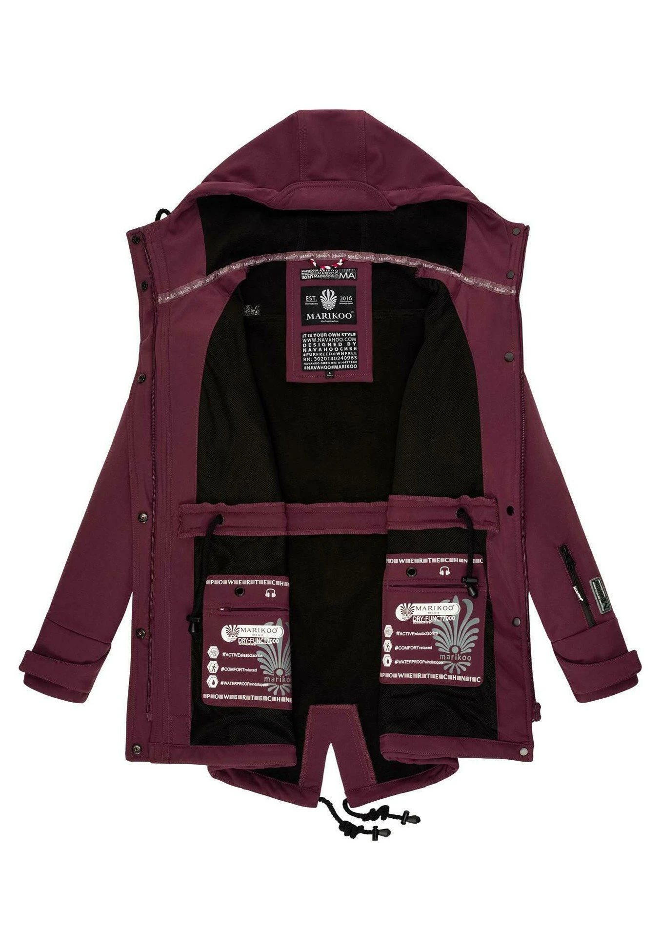 Zimtzicke - Parka - Dark Red Melange Marikoo Zimtzicke - Parka - Dark Red Melange -Marikoo 11940326ddfe476abb7873075d700f42