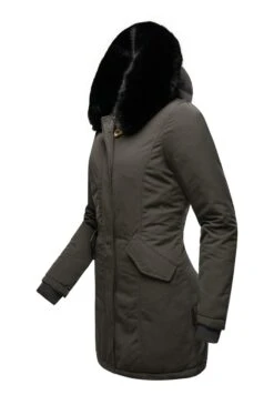 Marikoo Karmaa - Abrigo De Invierno - Anthracite With Black Fur 3 Marikoo Karmaa - Abrigo De Invierno - Anthracite With Black Fur -Marikoo 282cb247439e4d7fad58db49bd0cdc99
