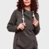 Marikoo Izuyaa - Jersey Con Capucha - Dark Grey Melange -Marikoo 329005f62a7f48df9cc719fef4a92ccd
