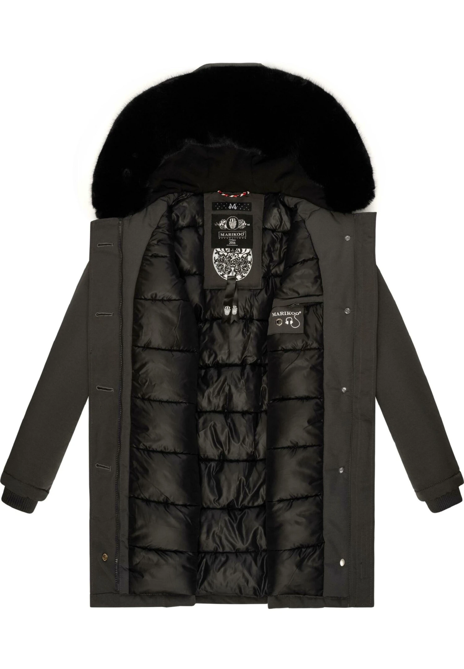 Karmaa - Abrigo De Invierno - Anthracite With Black Fur Marikoo Karmaa - Abrigo De Invierno - Anthracite With Black Fur -Marikoo 340ddc3e611f48d59304932b4ac7846d scaled