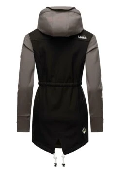 Marikoo Zimtzicke - Parka - Black Grey -Marikoo 495034b4edb546e2a694622ca492291e