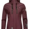 Marikoo Funktions - Chaqueta Outdoor - Dark Red Melange