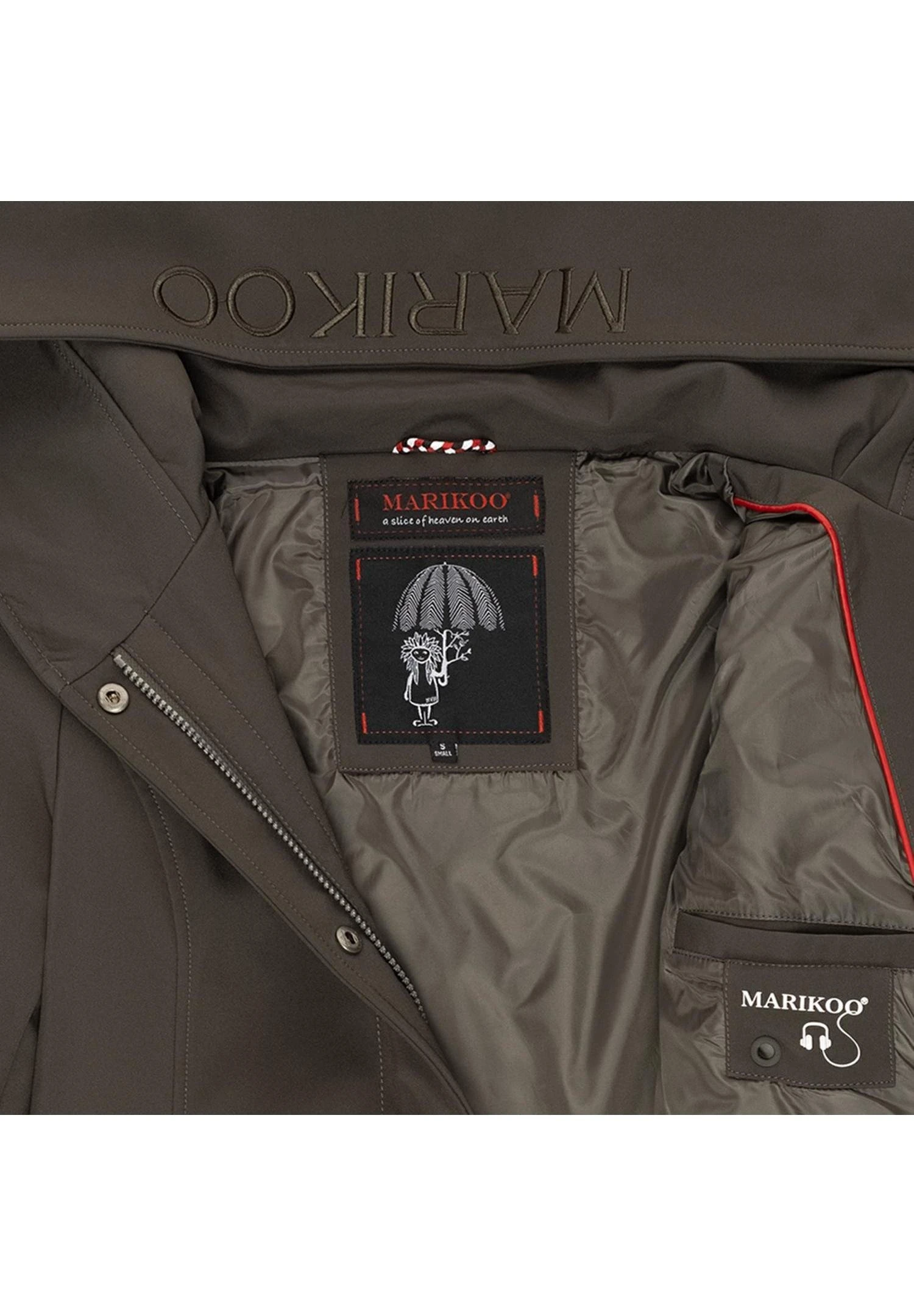 Mayleen - Parka - Dark Grey Marikoo Mayleen - Parka - Dark Grey -Marikoo 54d19b788bc5475b89f14684c8d462e4