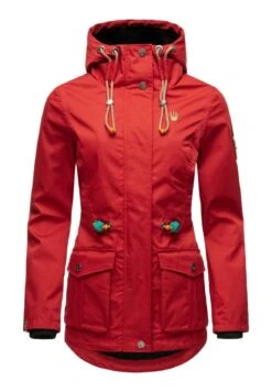 Marikoo Babetaa - Parka - Cherry Red -Marikoo 572d80a0ff684dd69ab9e40ae42fdfbc