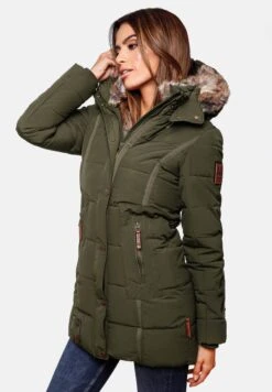 Marikoo Lieblings - Abrigo De Invierno - Olive 6 Marikoo Lieblings - Abrigo De Invierno - Olive -Marikoo 86ed523458db4cebb68cfbad8ed54ac7