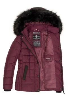 Marikoo Unique - Chaqueta De Invierno - Dark Red Melange -Marikoo 8efb4ef516e040108fa02d6c99521e68