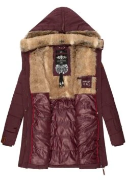 Marikoo Lieblings - Abrigo De Invierno - Dark Red Melange -Marikoo 946da30be27d47e4a4f8c250666d3f96