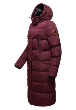 Marikoo Abrigo De Invierno - Dark Red Melange -Marikoo 9d09d970de3645799fd042cf2ffaa175