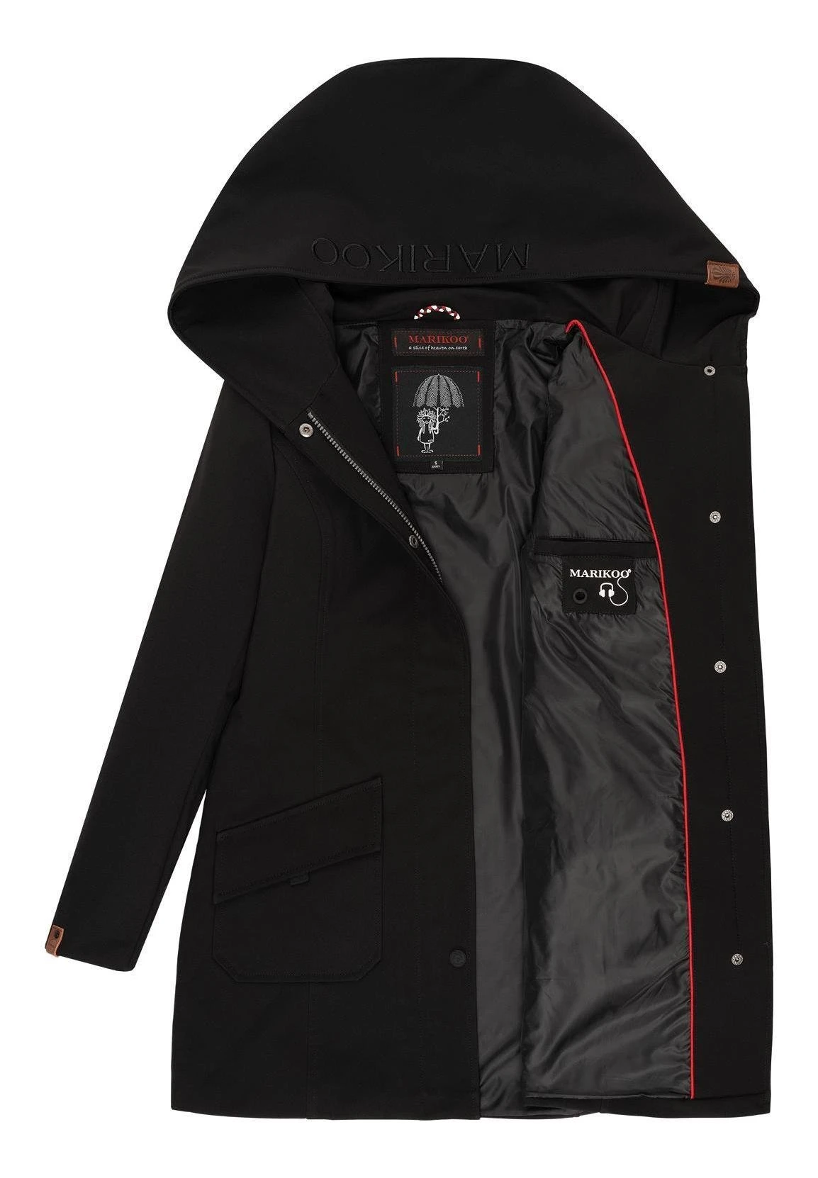 Mayleen - Impermeable - Black Marikoo Mayleen - Impermeable - Black -Marikoo 9f2a6c0a162746c6b117aa91ba9fac4a