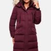 Marikoo Abrigo De Invierno - Dark Red Melange