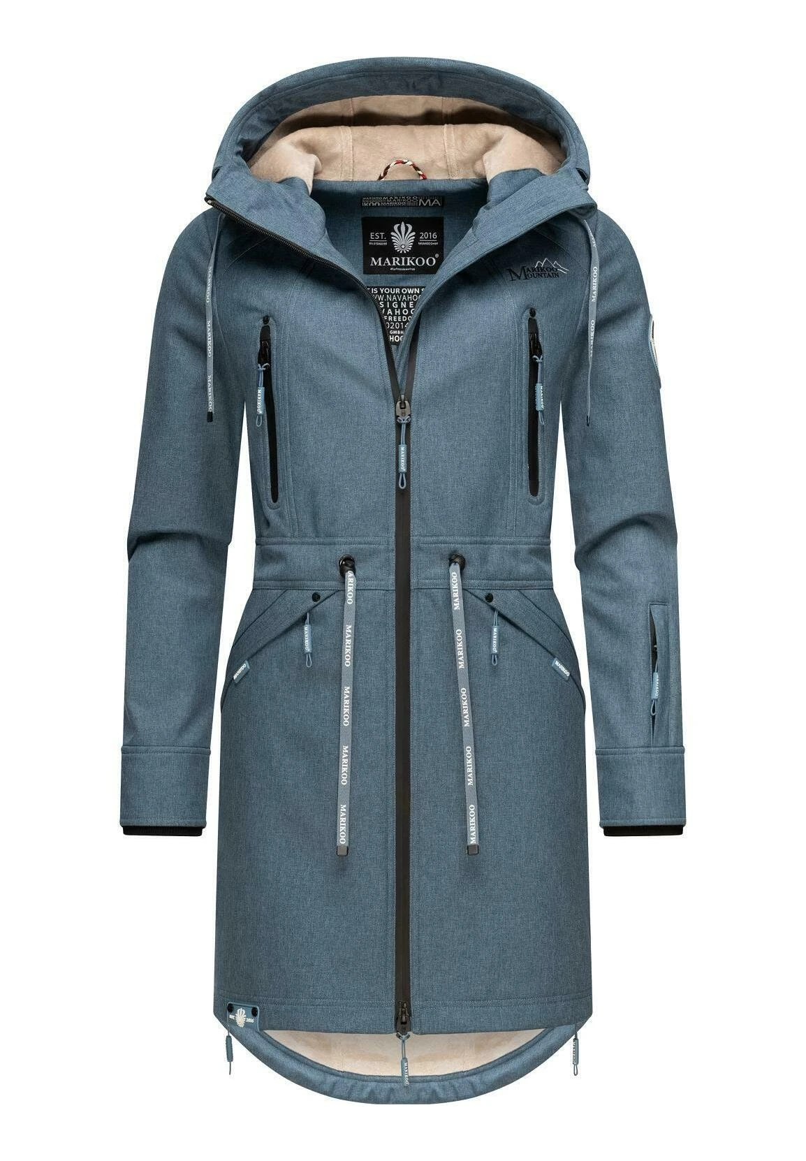 Racquelle - Parka - Dusty Blue Marikoo Racquelle - Parka - Dusty Blue -Marikoo b8daef059bb94c90bb2401d0e63d9b9b