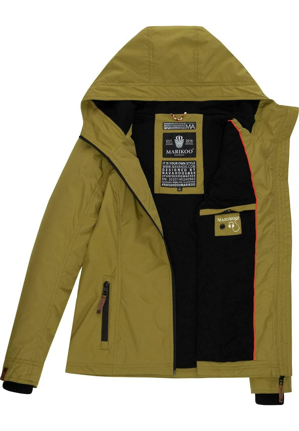 Brombeere - Chaqueta Outdoor - Moss Green Marikoo Brombeere - Chaqueta Outdoor - Moss Green -Marikoo bc0a776a06144938b27cc0b3ad971175