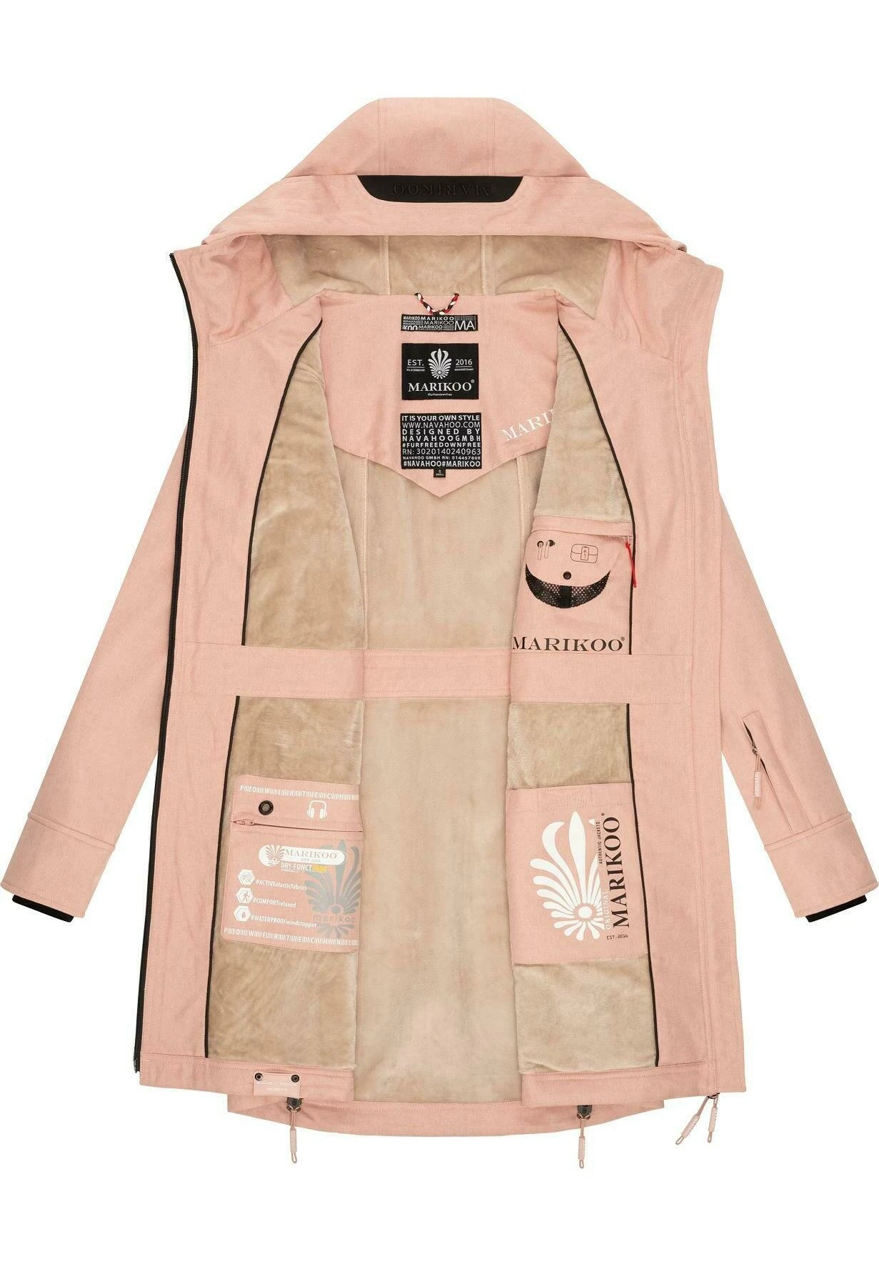 Racquelle - Parka - Rose Melange Marikoo Racquelle - Parka - Rose Melange -Marikoo c2ce8f3c9fe24e9cacae5bc06d193bfe