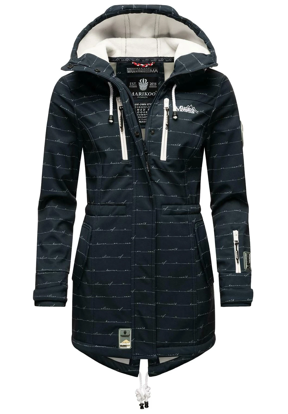 Zimtzicke - Parka - Navy Lines Marikoo Zimtzicke - Parka - Navy Lines -Marikoo e4780a260a894a1faffce2233767337e