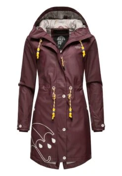 Marikoo Dancing Umbrella - Impermeable - Dark Red Melange -Marikoo f381b62082bd450aae197b201d27bd5c