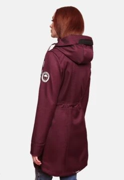Marikoo Racquelle - Parka - Dark Red Melange -Marikoo fd905d7597f949a59b923e742eedf8ab