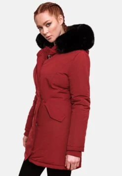 Marikoo Karmaa - Abrigo De Invierno - Blood Red With Black Fur 4 Marikoo Karmaa - Abrigo De Invierno - Blood Red With Black Fur -Marikoo fe015afe0ac54cdba7fbee49f4215729
